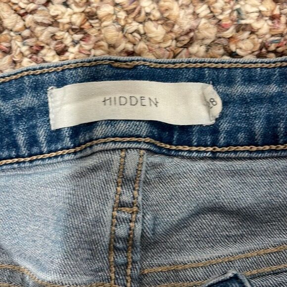 HIDDEN SIZE 28 Denim Jeans Button Fly - Picture 3 of 6